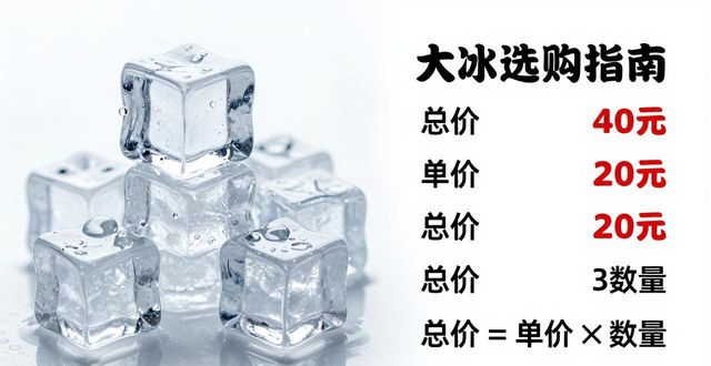 大冰块价格到底怎么算？太仓冰块选购指南