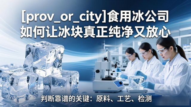 太仓食用冰公司如何让冰块真正纯净又放心